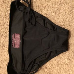 Black Victoria’s Secret swim bottoms